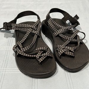 Chaco black womens sandals worn once